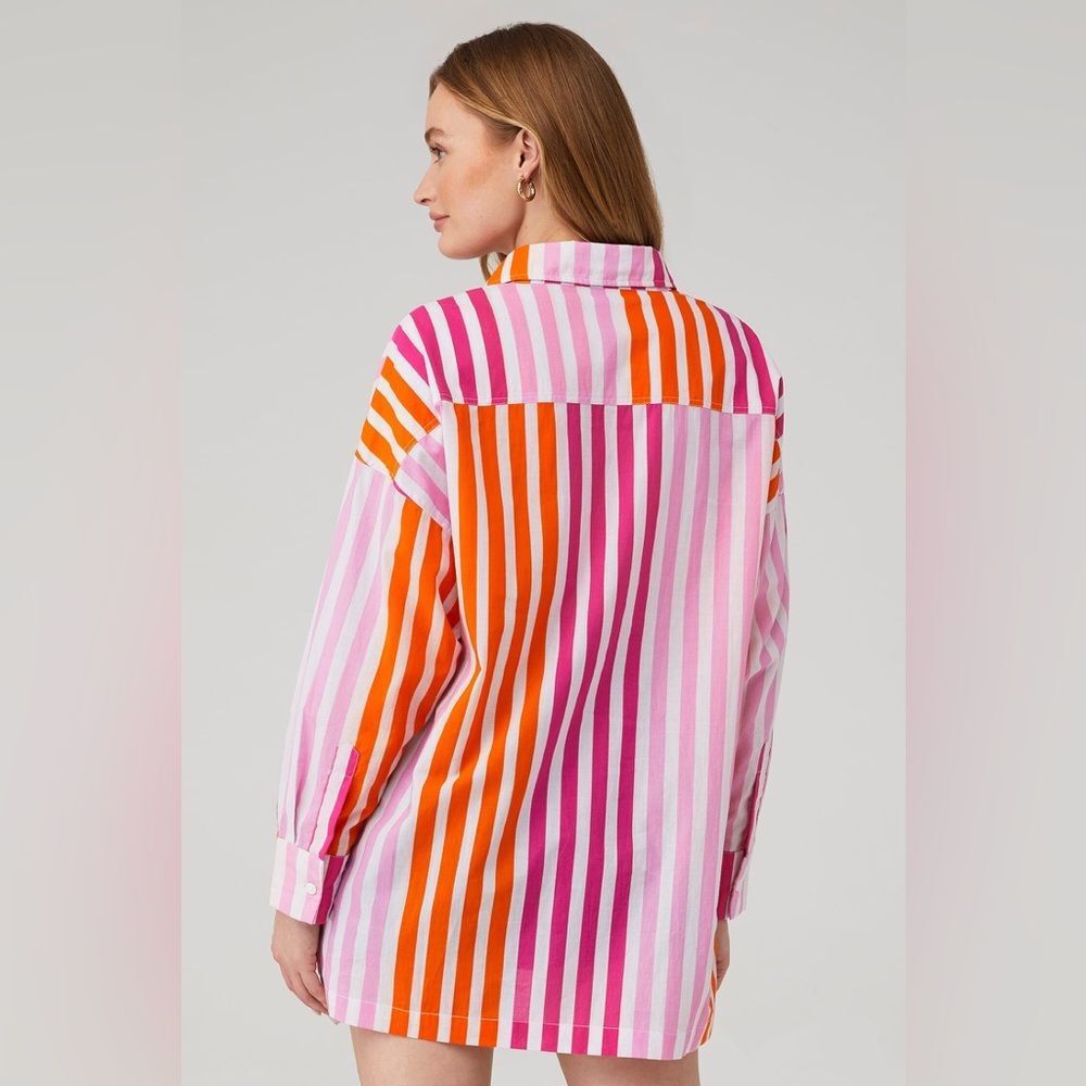 BEACH RIOT
ALEXA TOP plus size PL STRIPES NWT in packaging‎